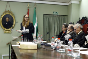 Recepción de la Ilma. Sra. Dª. Belén López Espada como Académica Correspondiente. Agradecimiento.