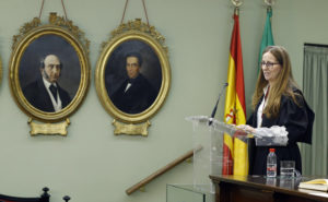 Recepción de la Ilma. Sra. Dª. Belén López Espada como Académica Correspondiente. Discurso.