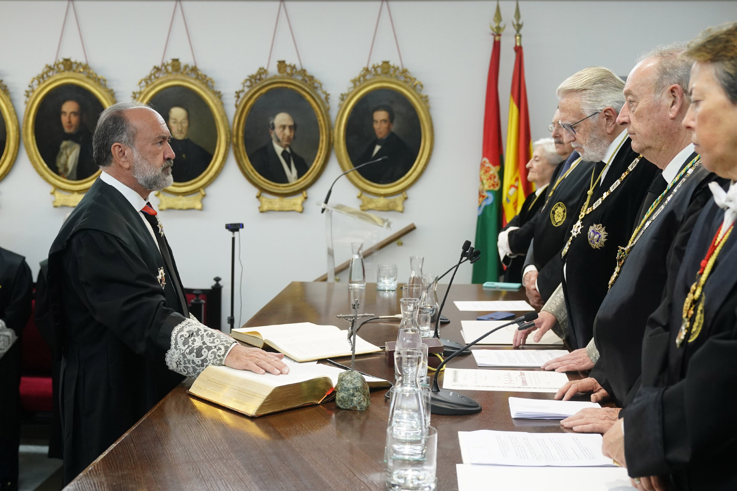 Acto de apertura y recepción de José Luis López Fuentes