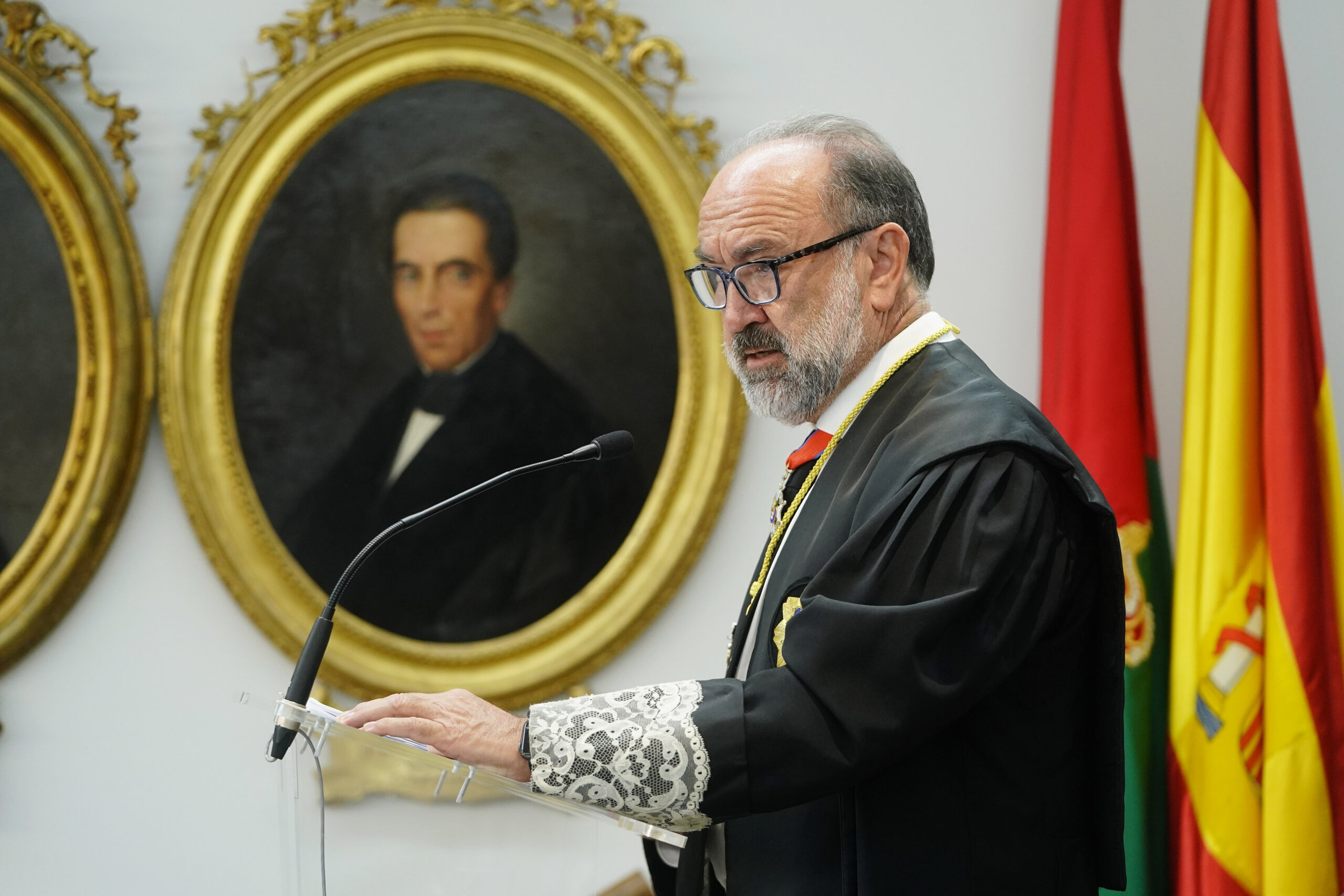 Acto de apertura y recepción de José Luis López Fuentes