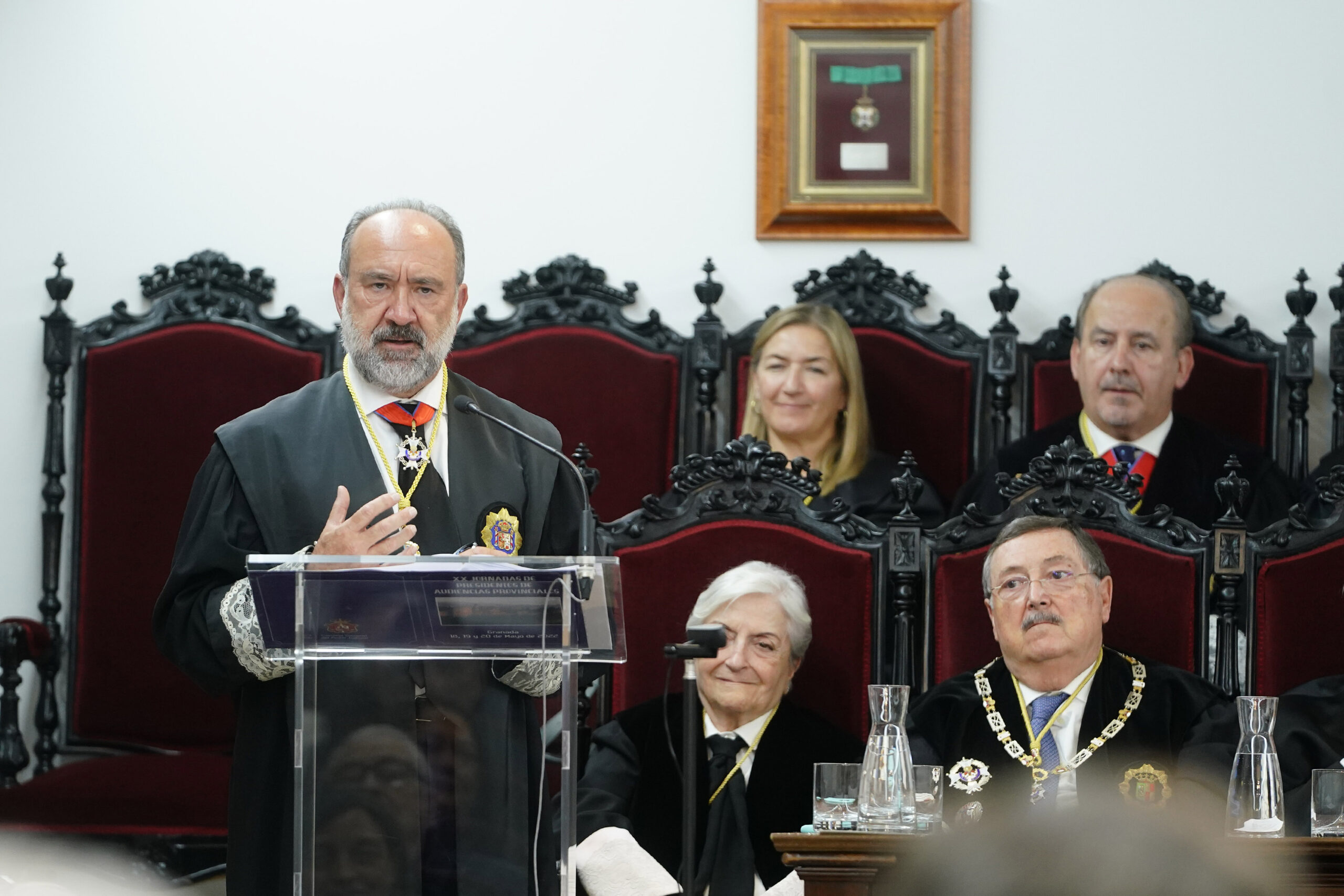 Acto de apertura y recepción de José Luis López Fuentes