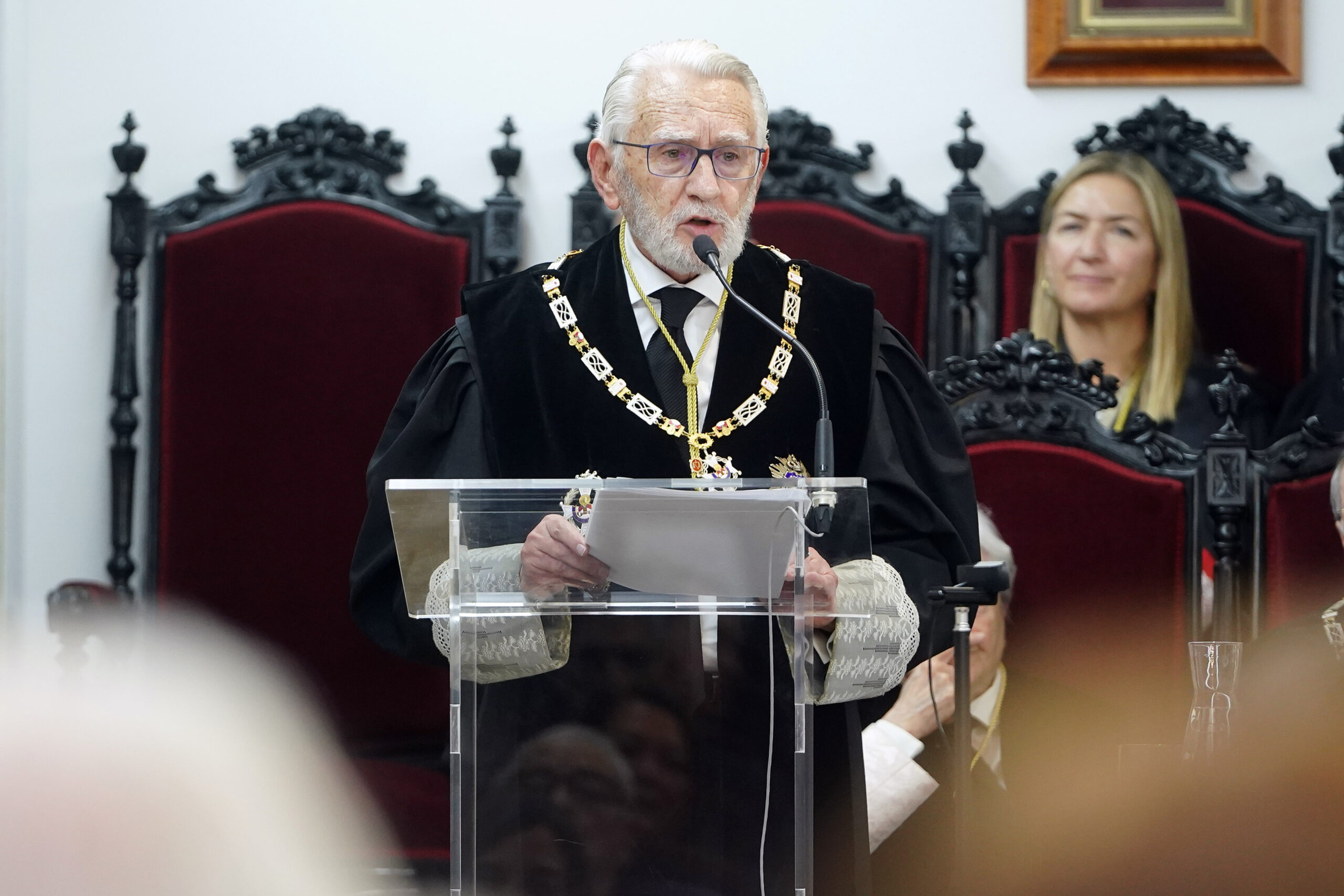Acto de apertura y recepción de José Luis López Fuentes