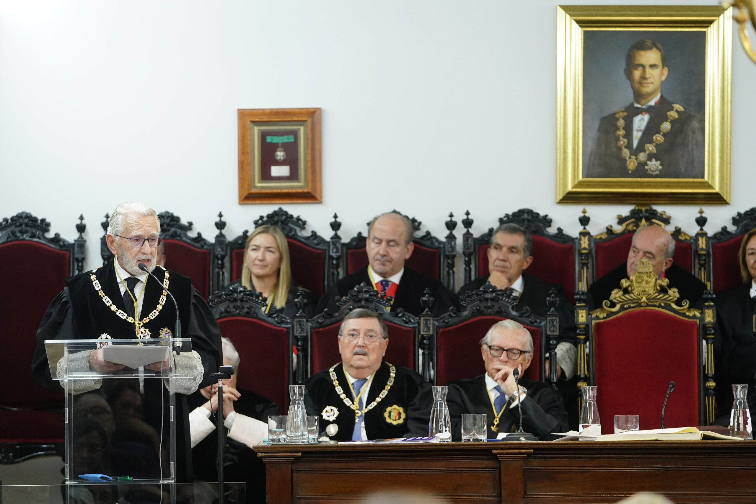 Acto de apertura y recepción de José Luis López Fuentes